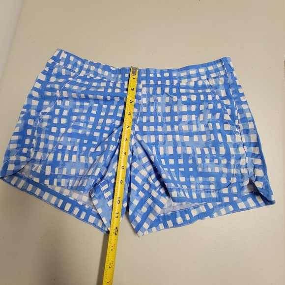Lilly Pulitzer Ocen View Shorts Feeling Beachy Gingham Print. - Picture 10 of 12